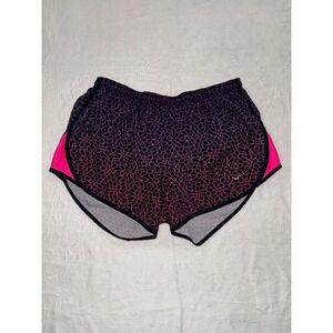 Women's Small Nike Dri-FIT Running Shorts Geometric Print‎ Trim